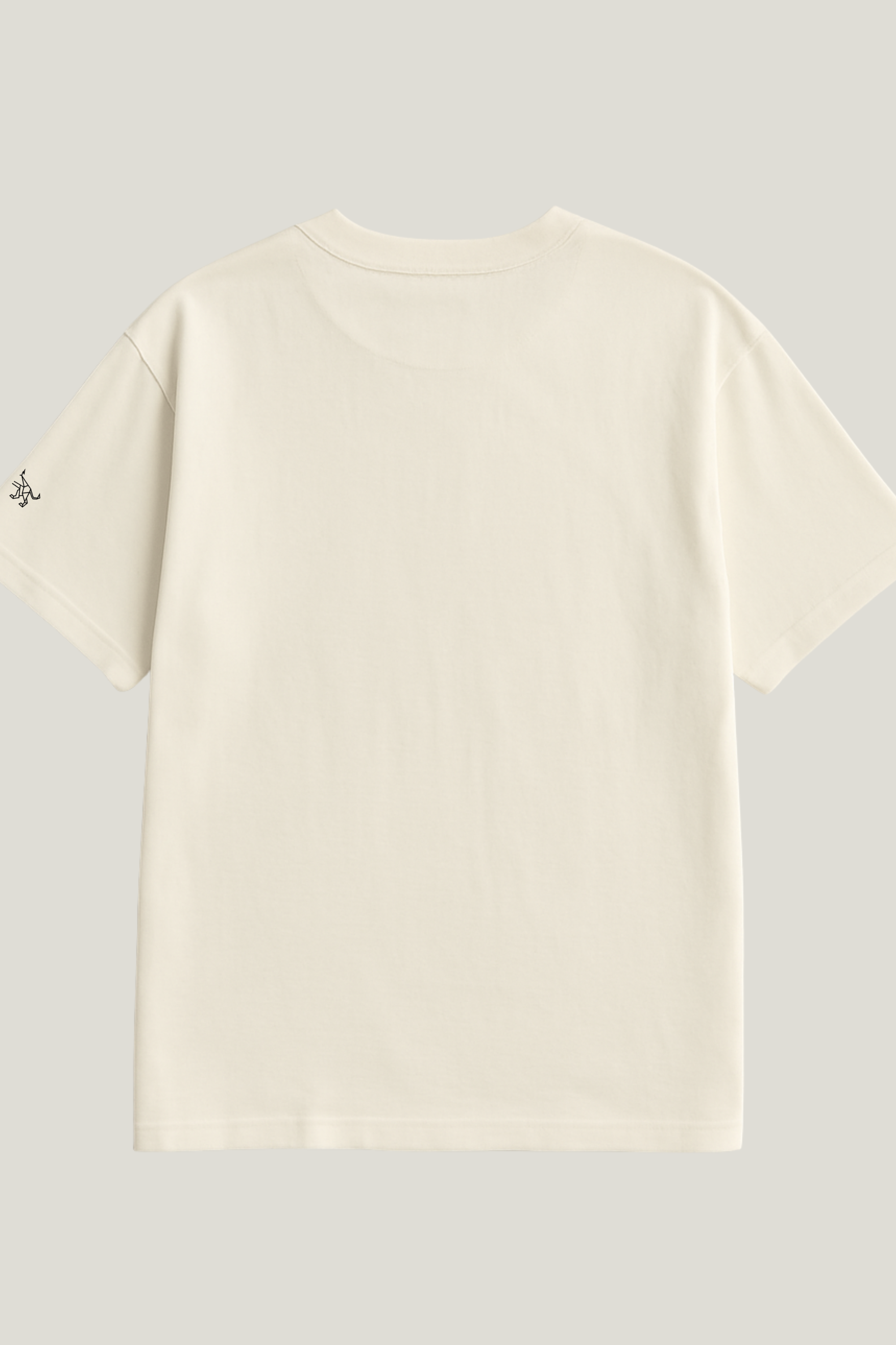 Gothic Oversized Tee – Ivory