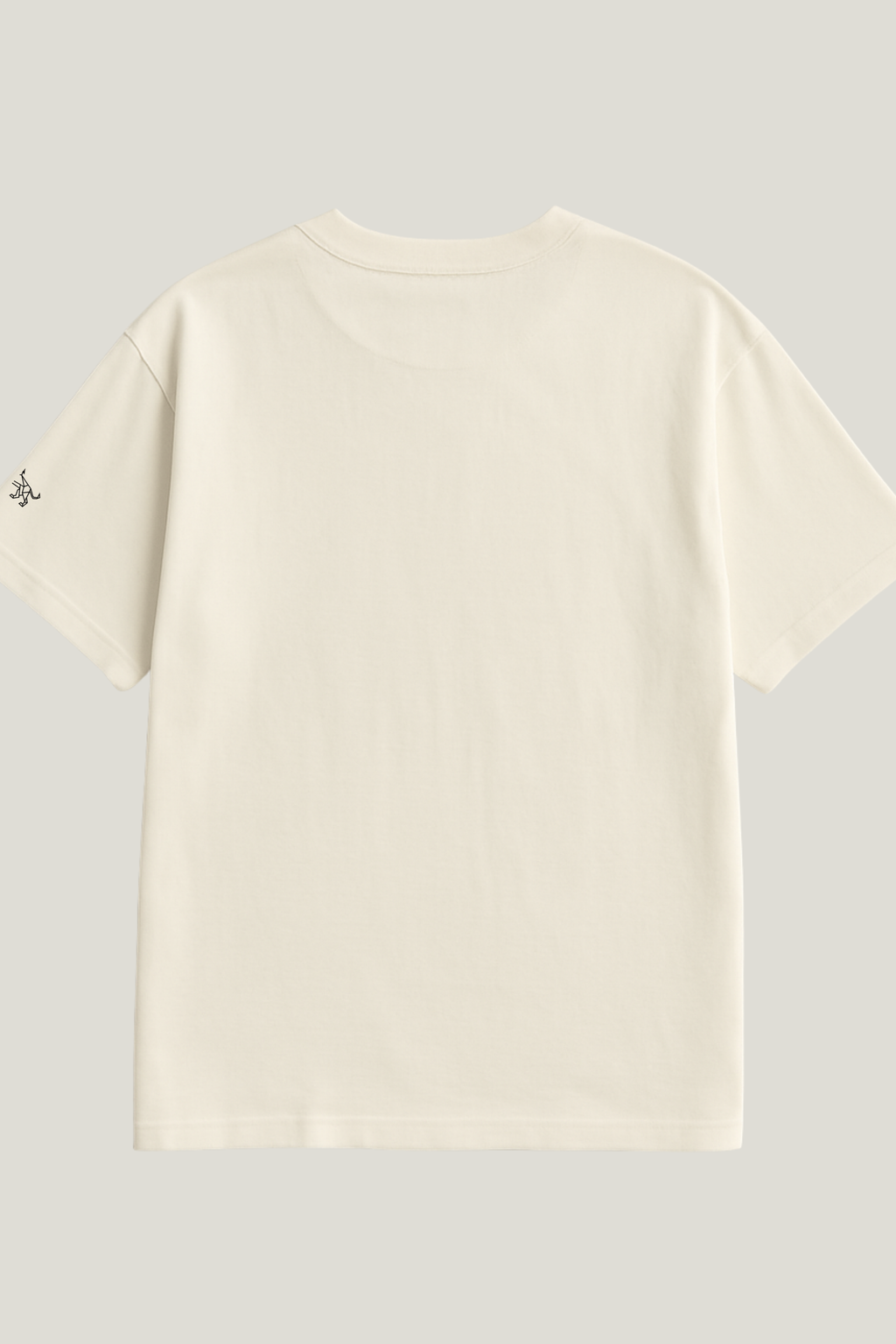 Gothic Oversized Tee – Ivory