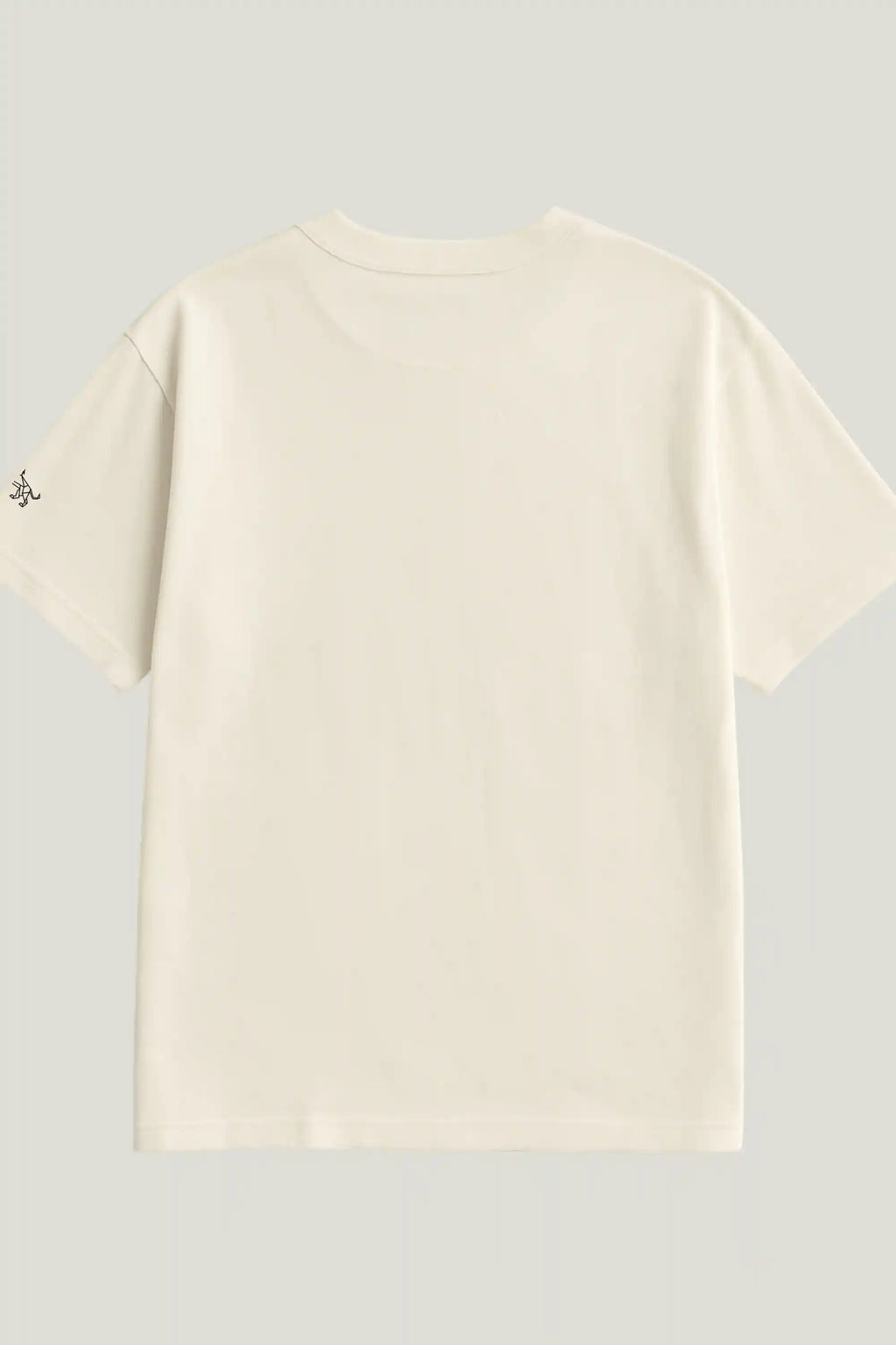 Ivory acid wash oversized tee with plain Back – Cooleo