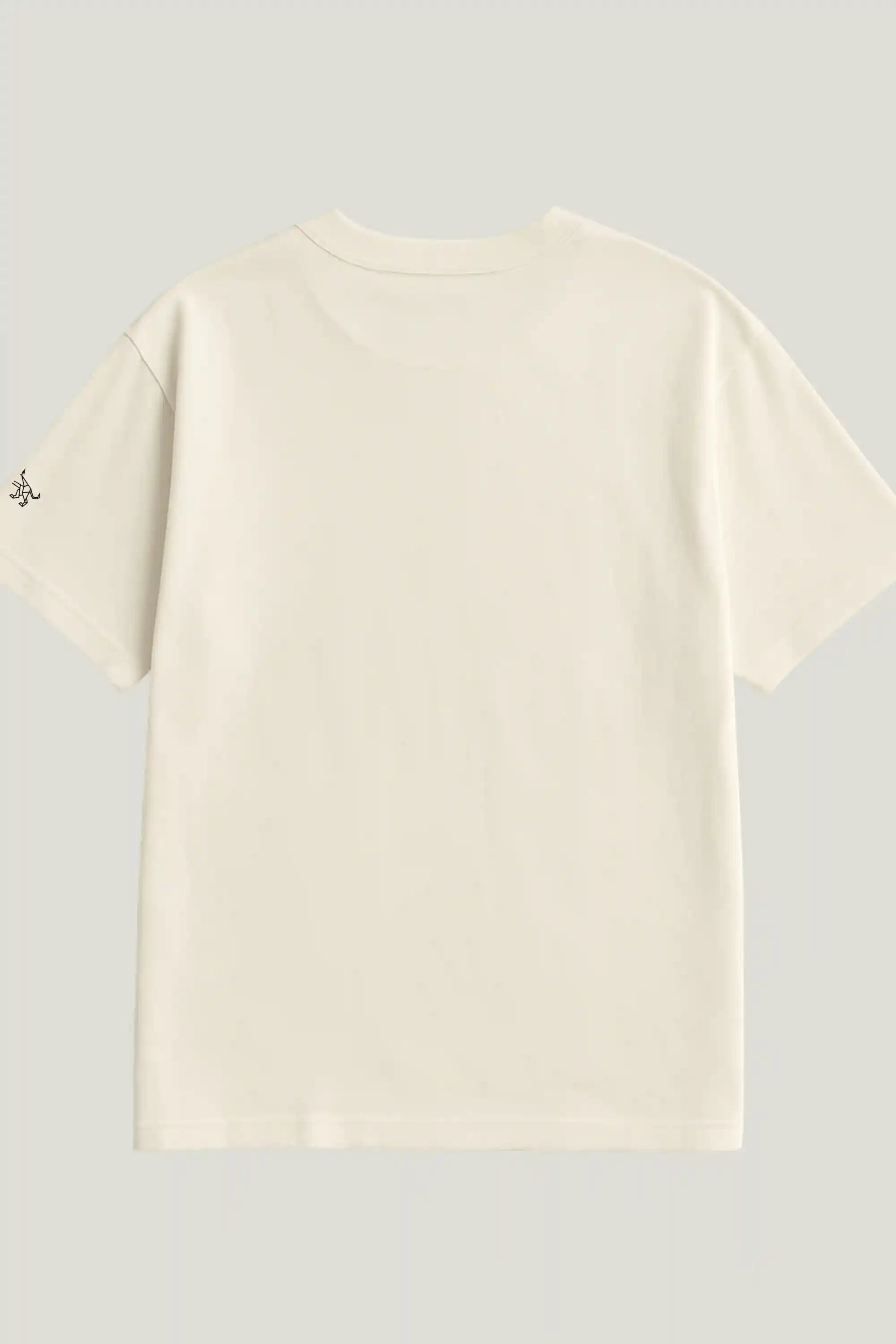 Ivory acid wash oversized tee with plain Back – Cooleo